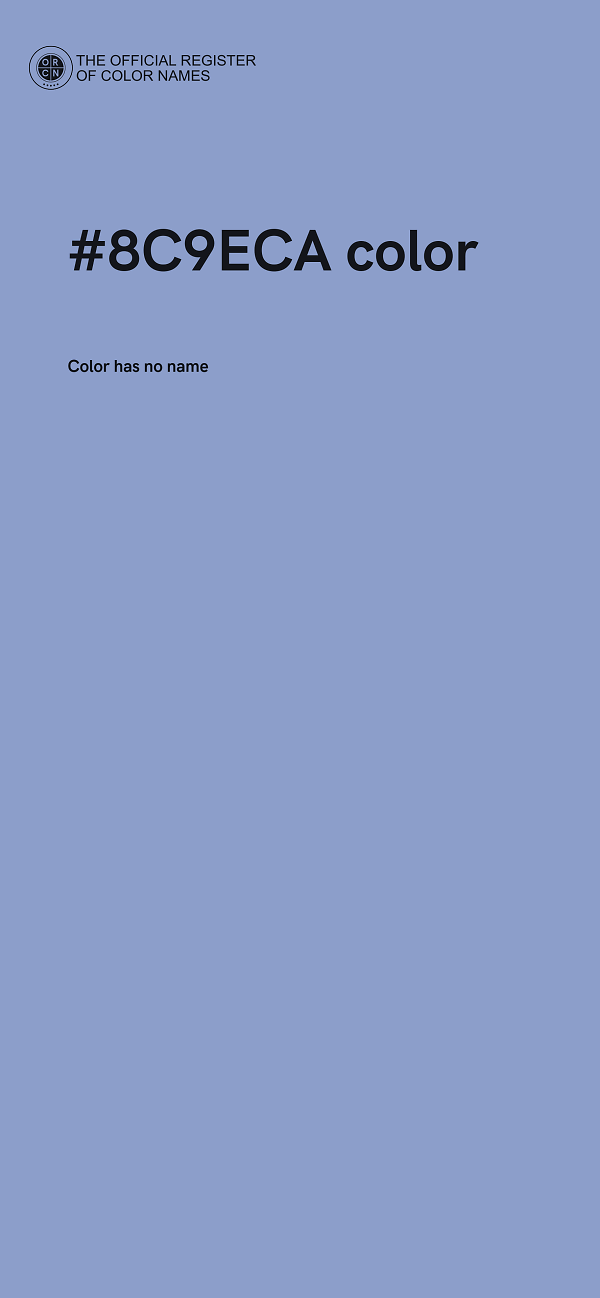 #8C9ECA color image