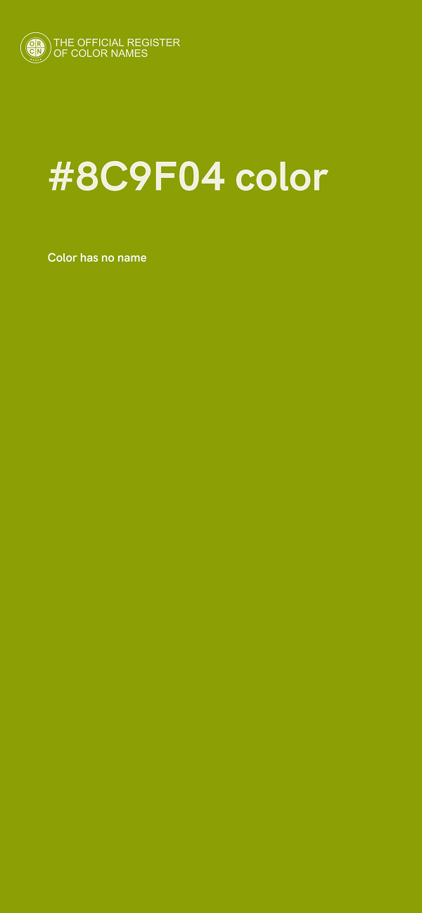 #8C9F04 color image