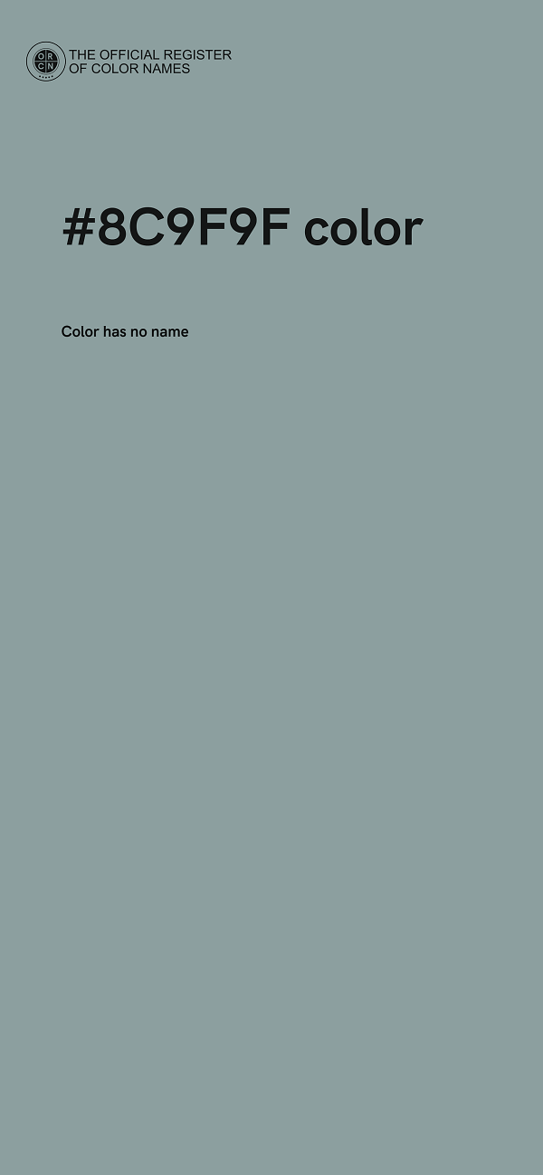 #8C9F9F color image