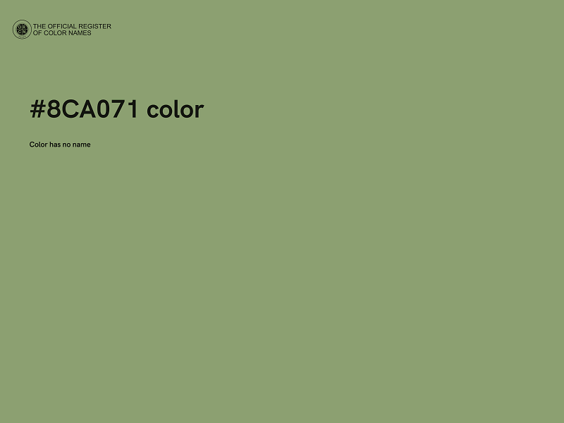 #8CA071 color image