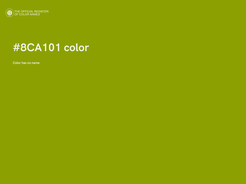 #8CA101 color image