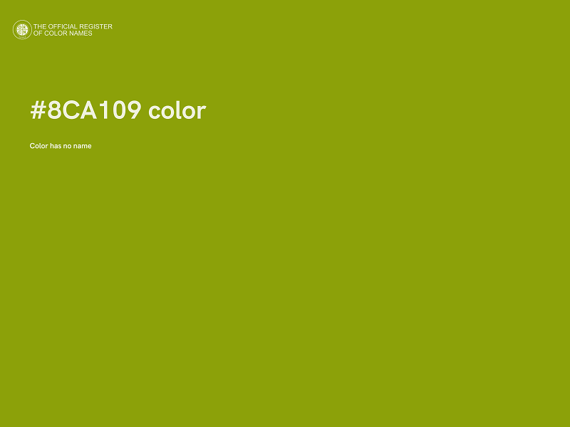 #8CA109 color image