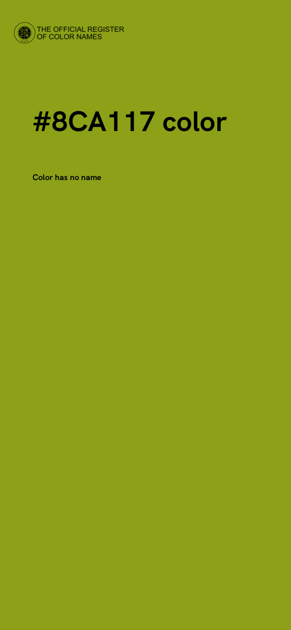 #8CA117 color image