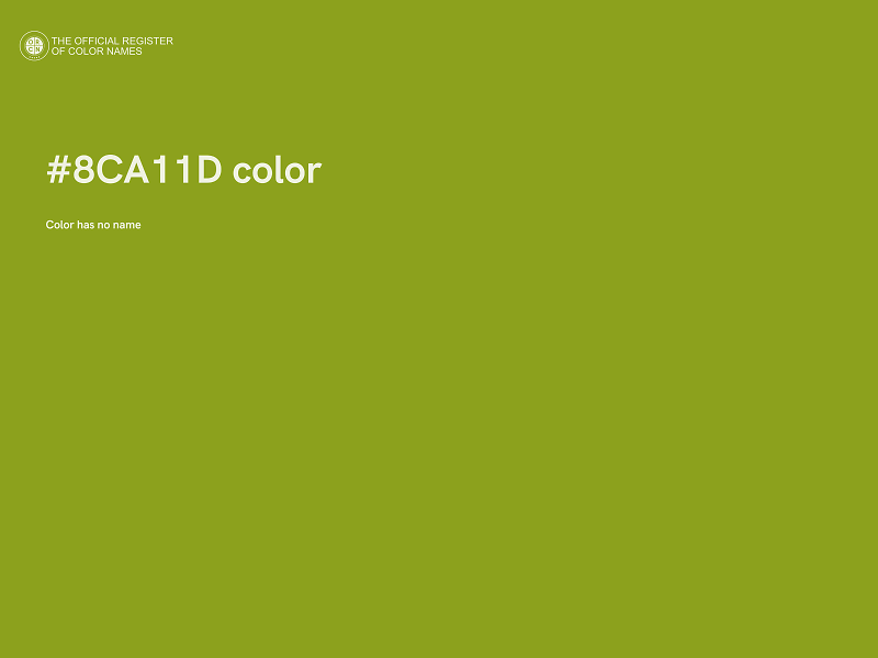 #8CA11D color image