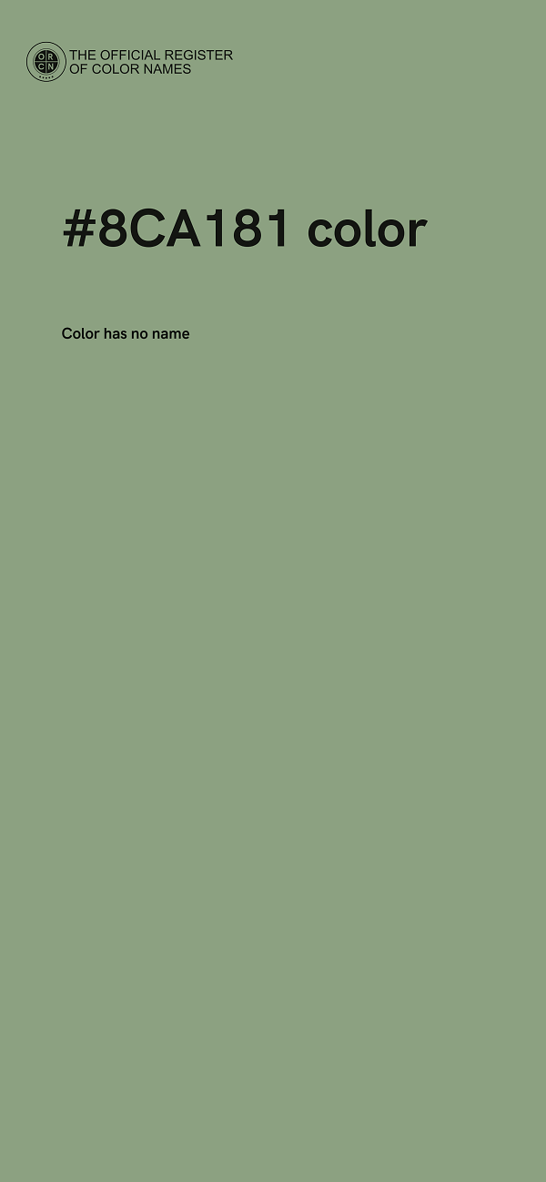 #8CA181 color image