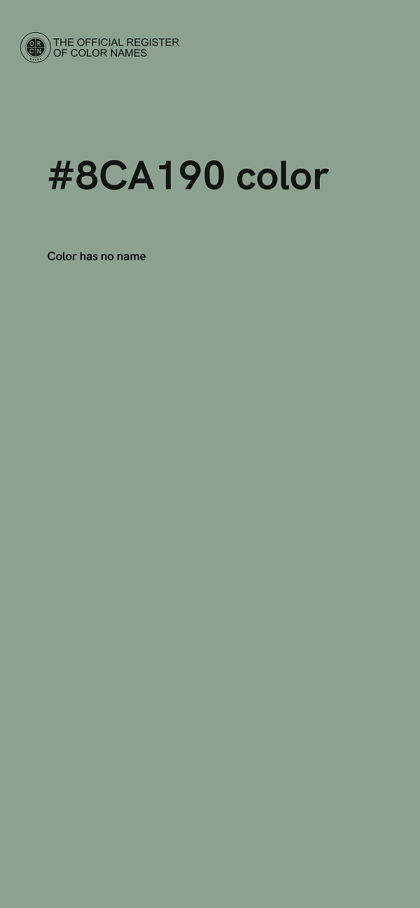 #8CA190 color image