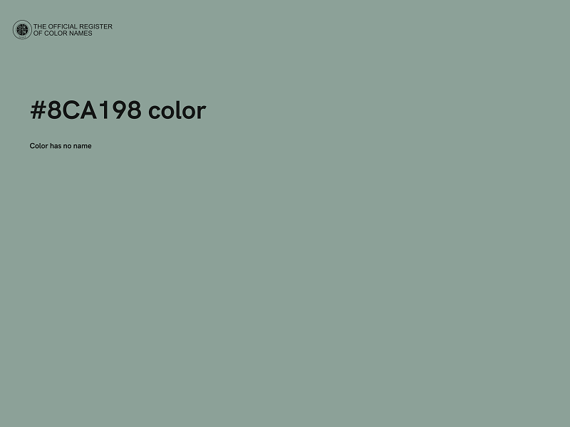 #8CA198 color image