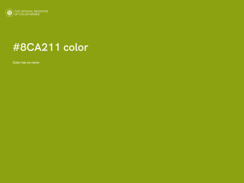 #8CA211 color image