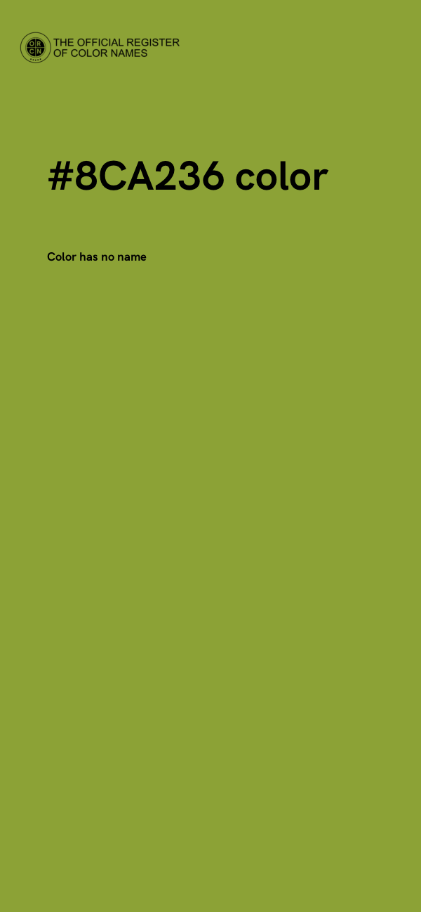 #8CA236 color image