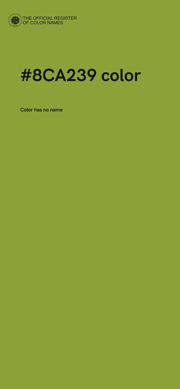 #8CA239 color image