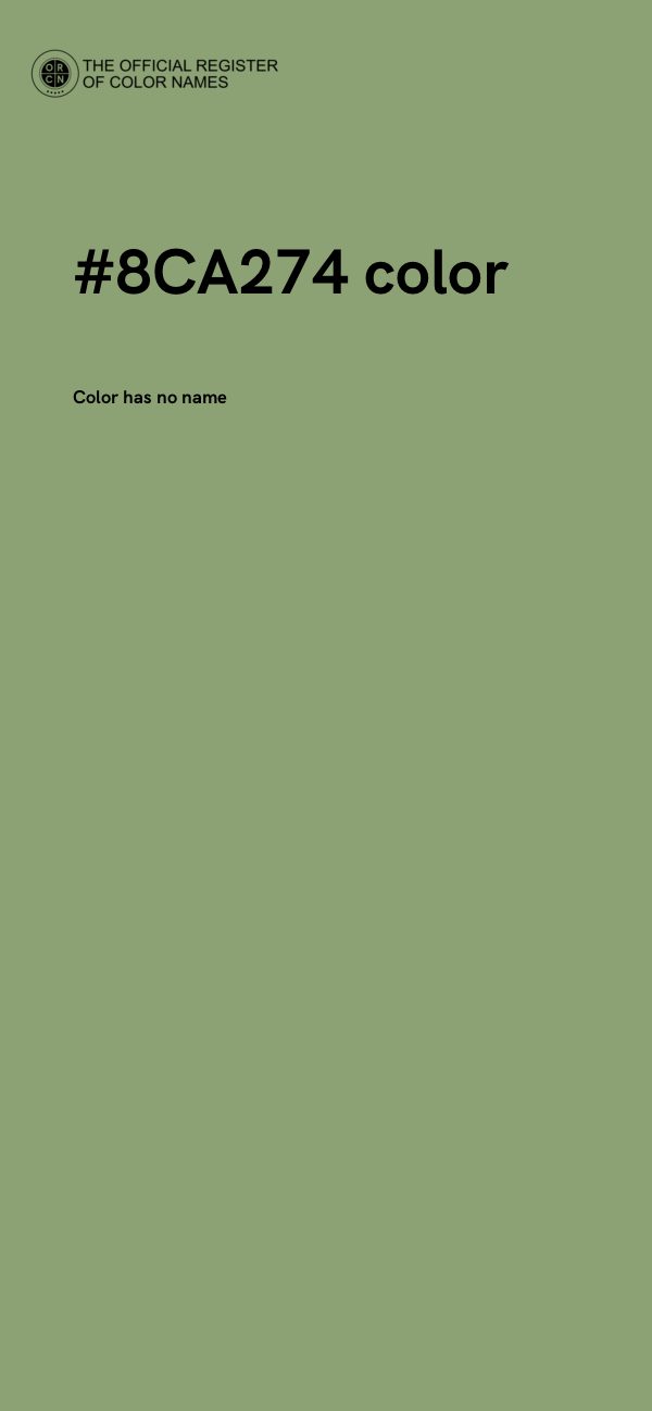 #8CA274 color image