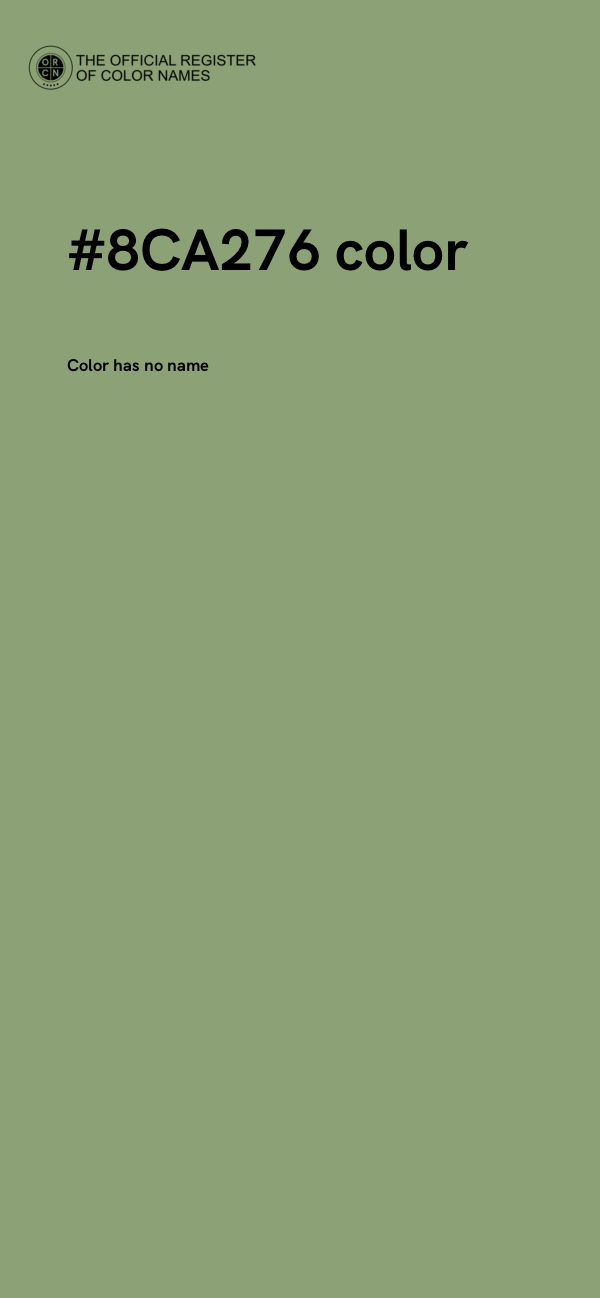 #8CA276 color image