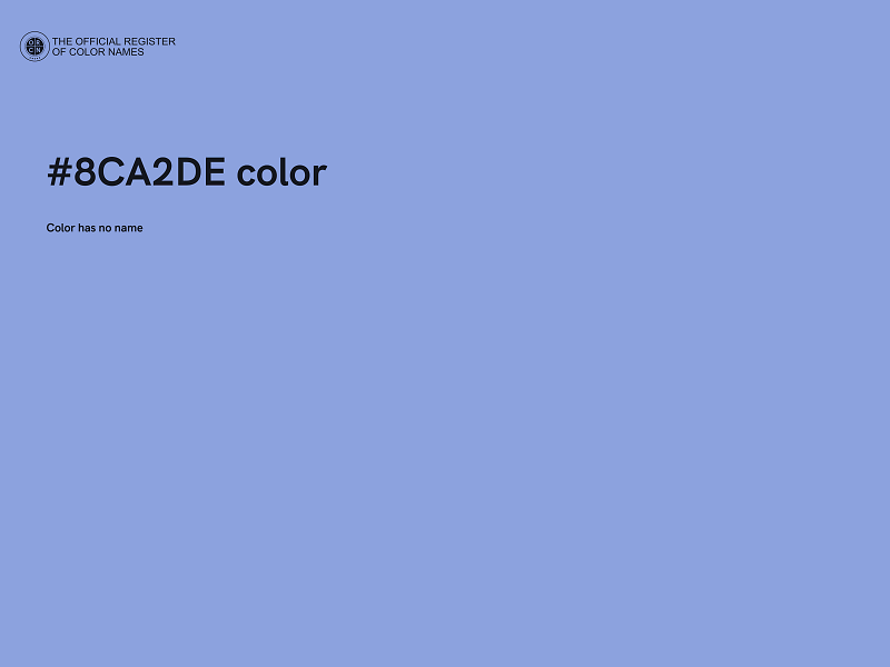 #8CA2DE color image