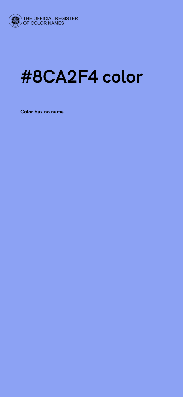 #8CA2F4 color image
