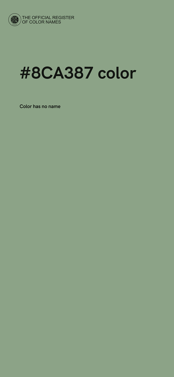 #8CA387 color image