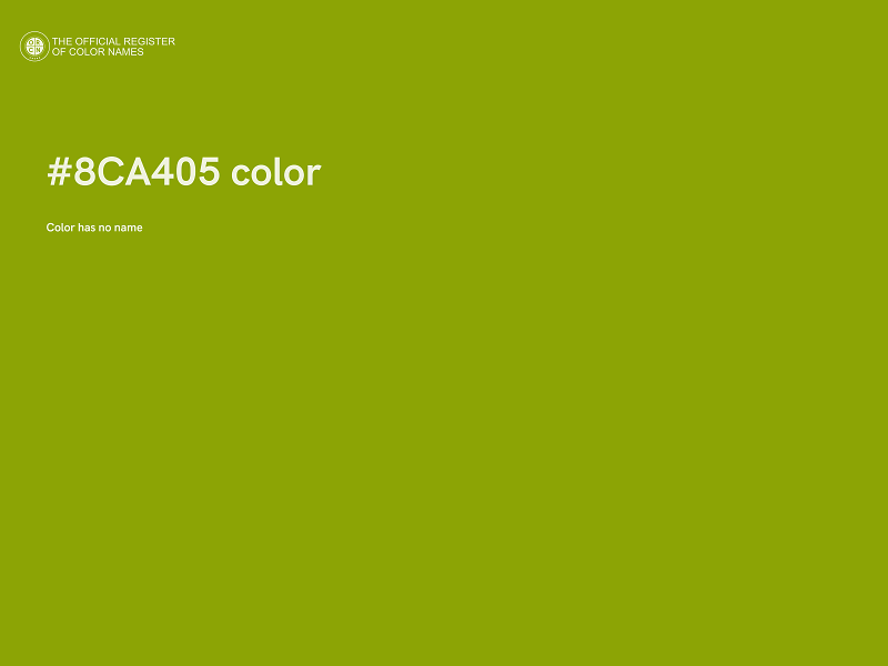 #8CA405 color image