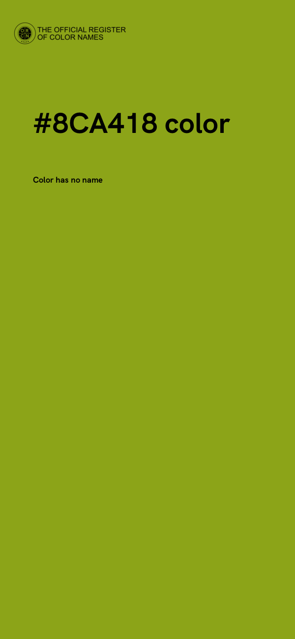 #8CA418 color image