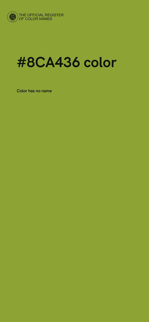 #8CA436 color image