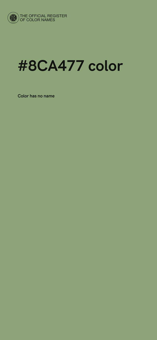#8CA477 color image