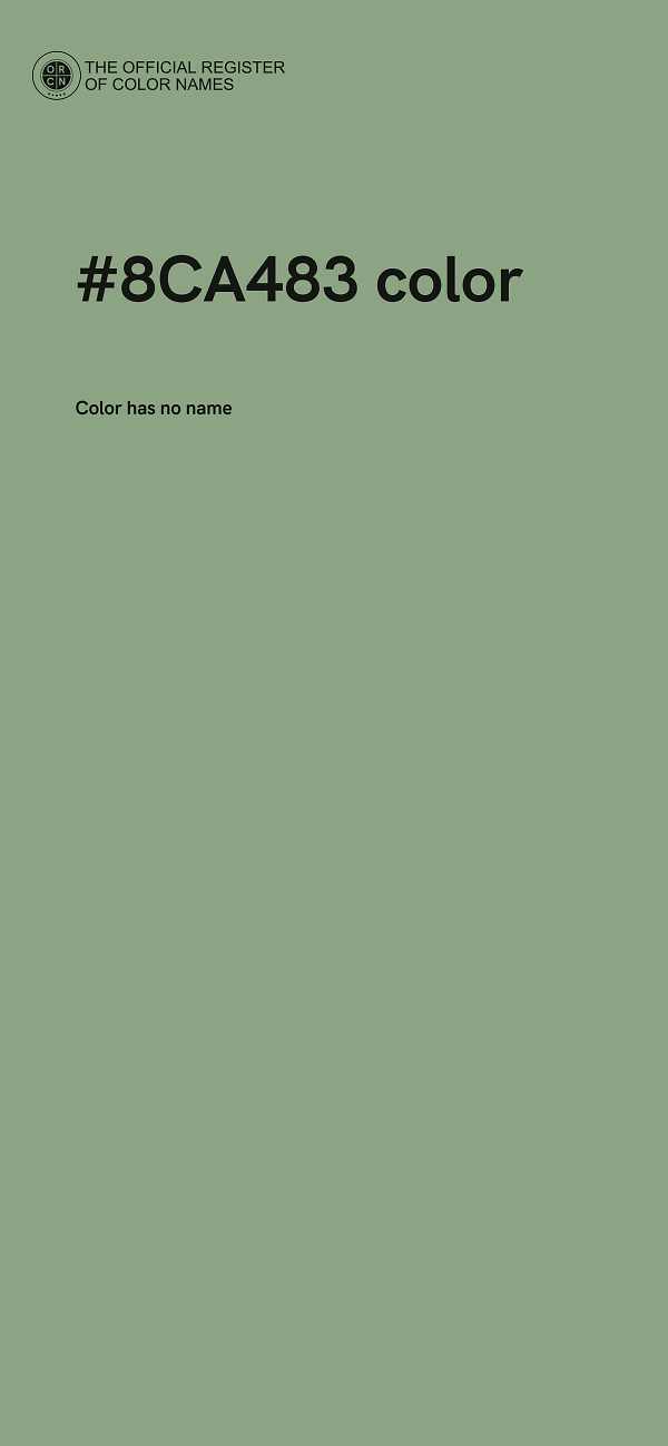 #8CA483 color image
