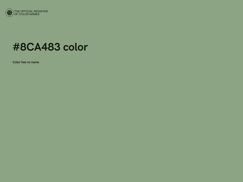 #8CA483 color image