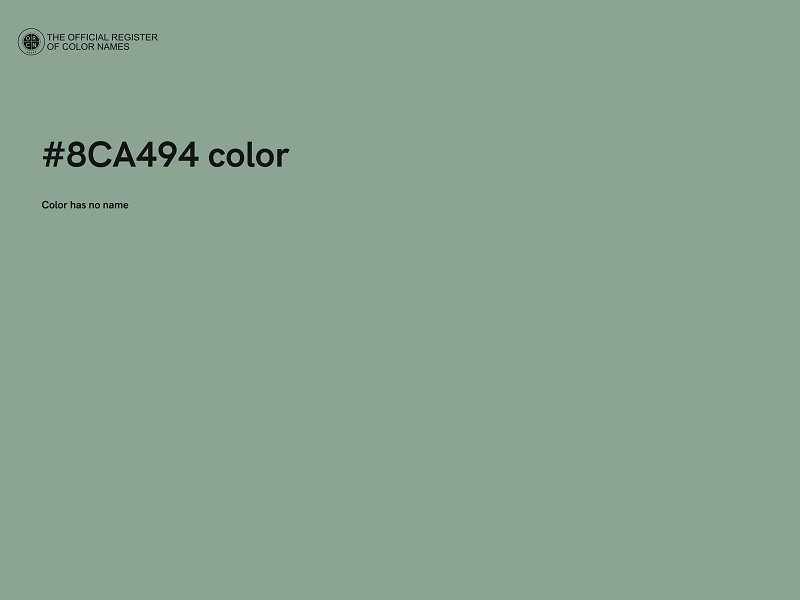 #8CA494 color image
