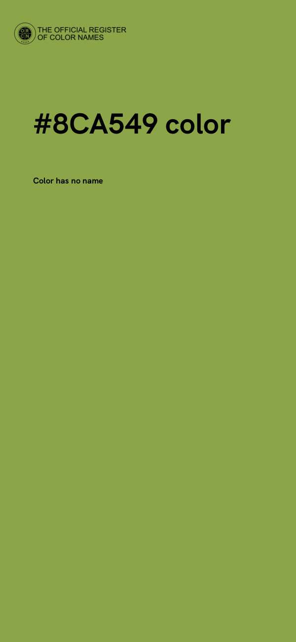 #8CA549 color image