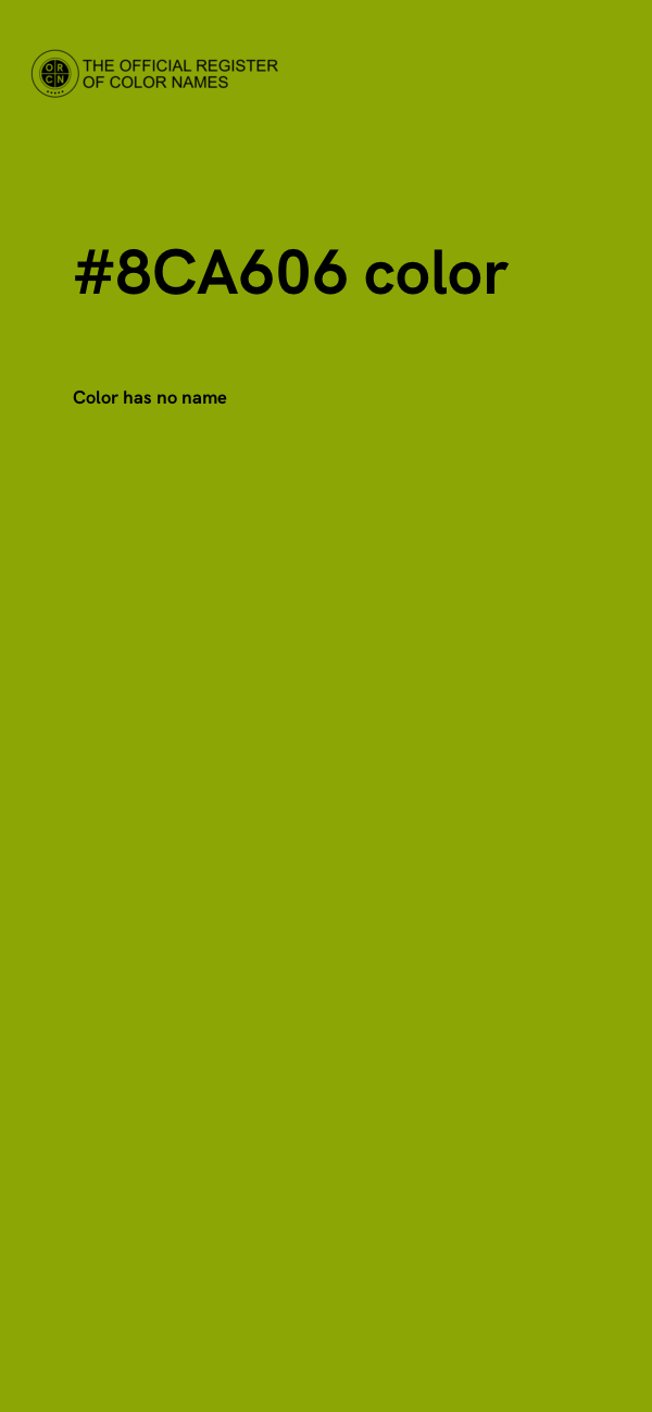 #8CA606 color image