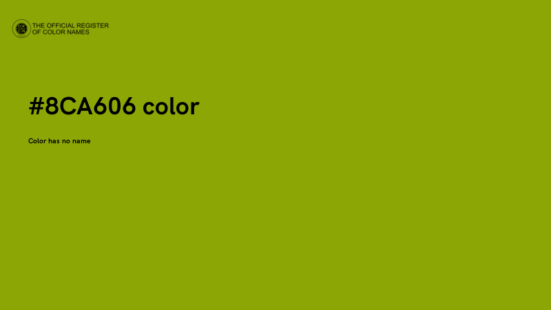 #8CA606 color image
