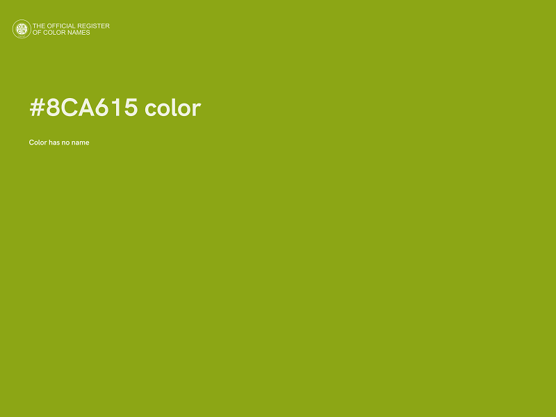 #8CA615 color image