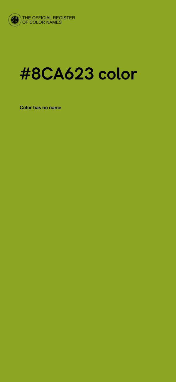#8CA623 color image
