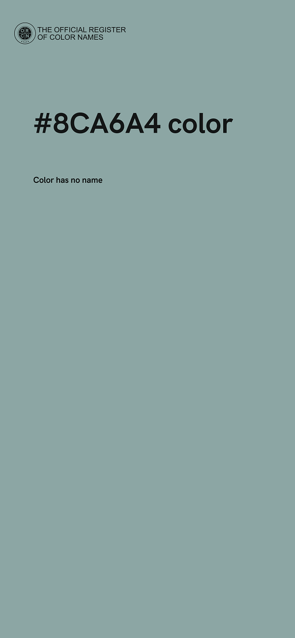 #8CA6A4 color image