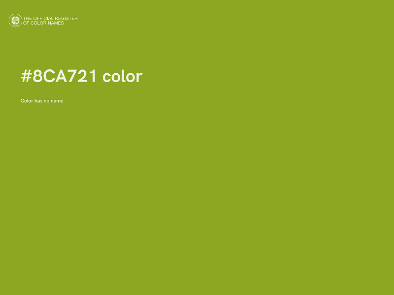 #8CA721 color image