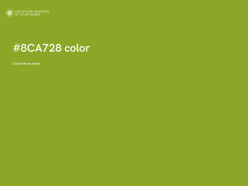 #8CA728 color image