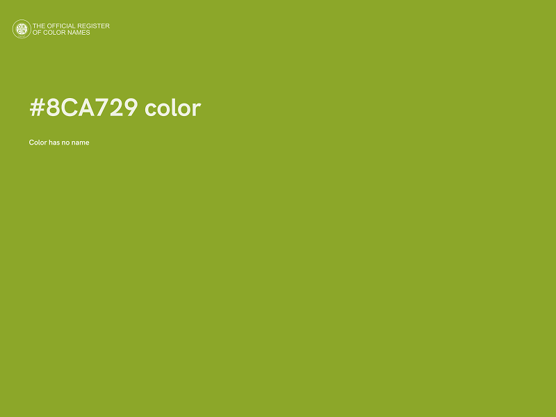 #8CA729 color image