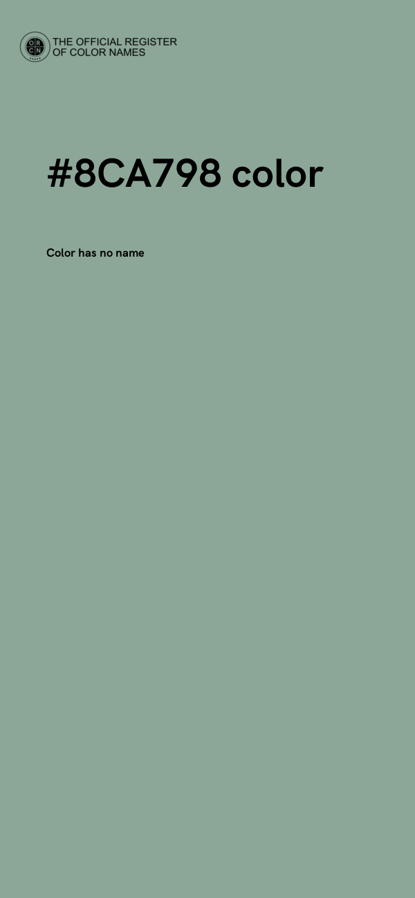 #8CA798 color image