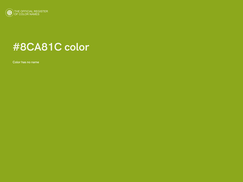 #8CA81C color image