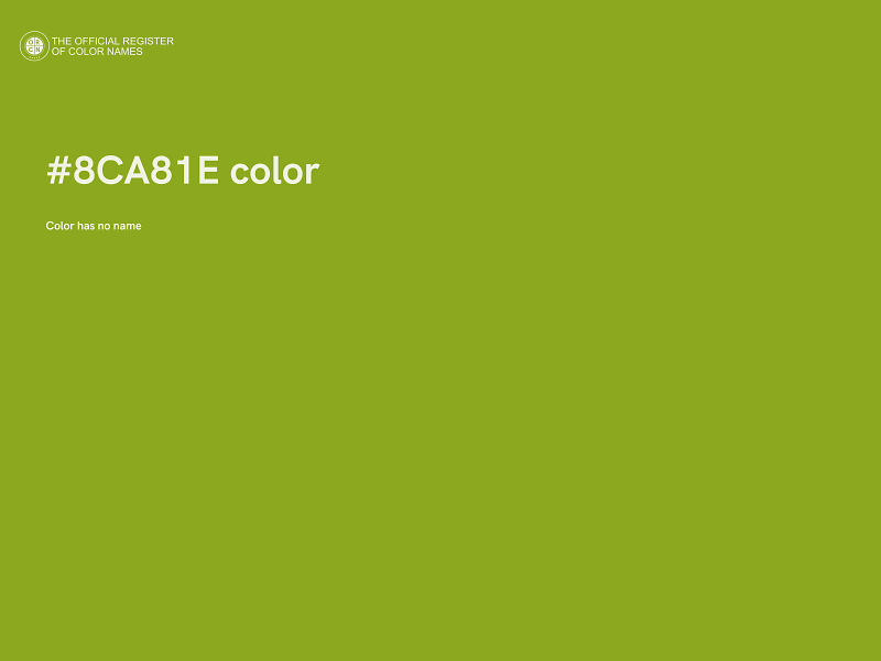 #8CA81E color image
