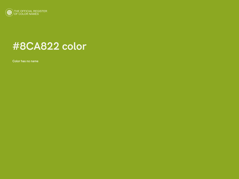 #8CA822 color image