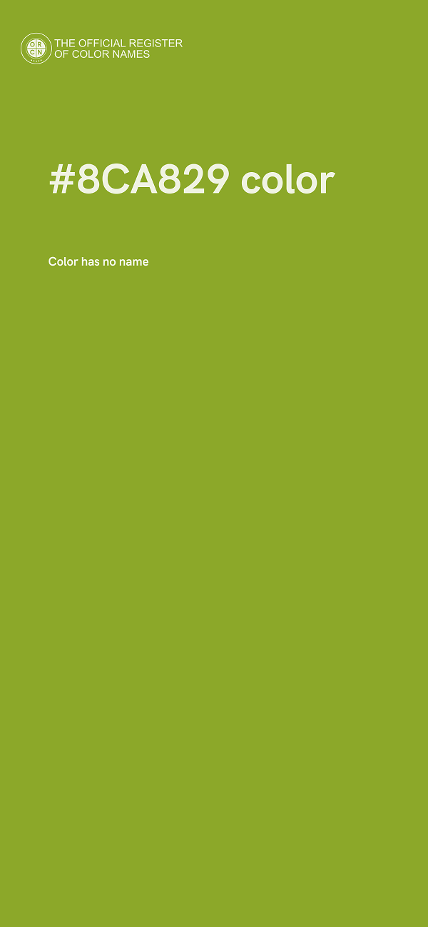 #8CA829 color image