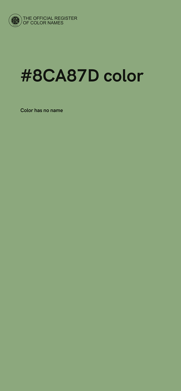 #8CA87D color image