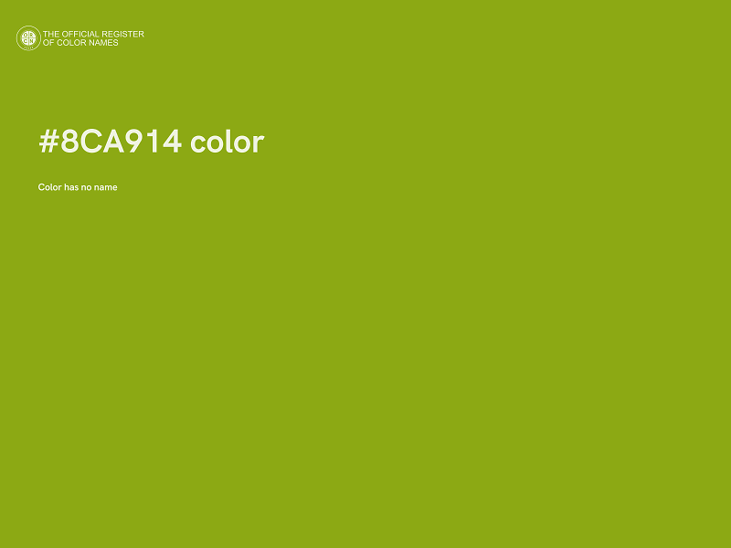 #8CA914 color image