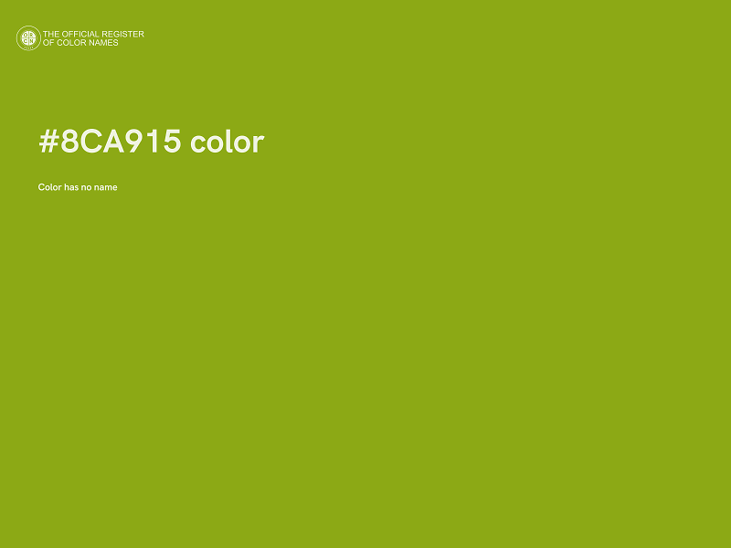 #8CA915 color image