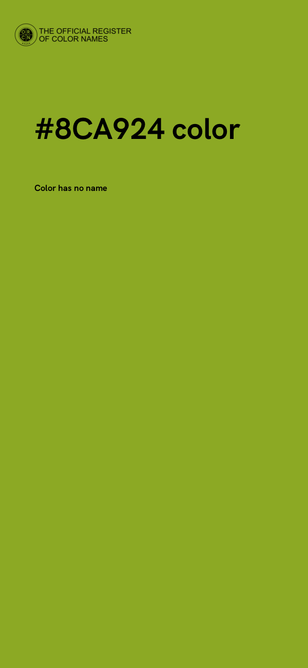#8CA924 color image
