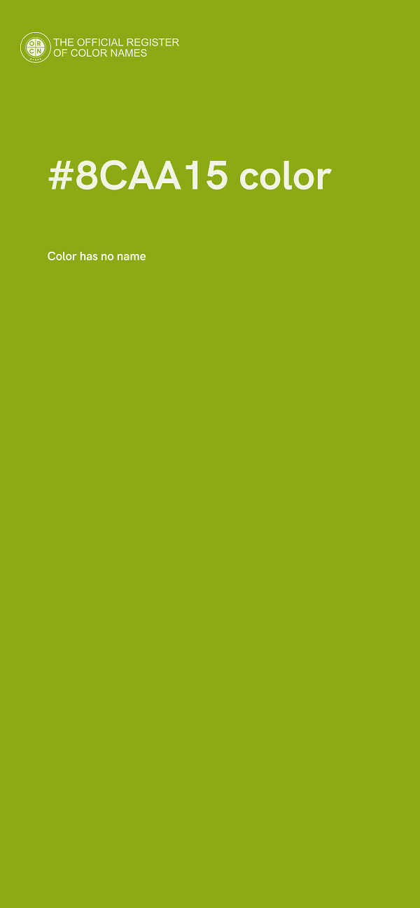 #8CAA15 color image