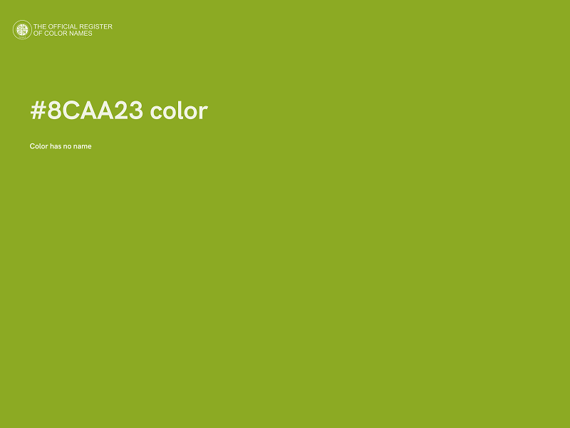 #8CAA23 color image