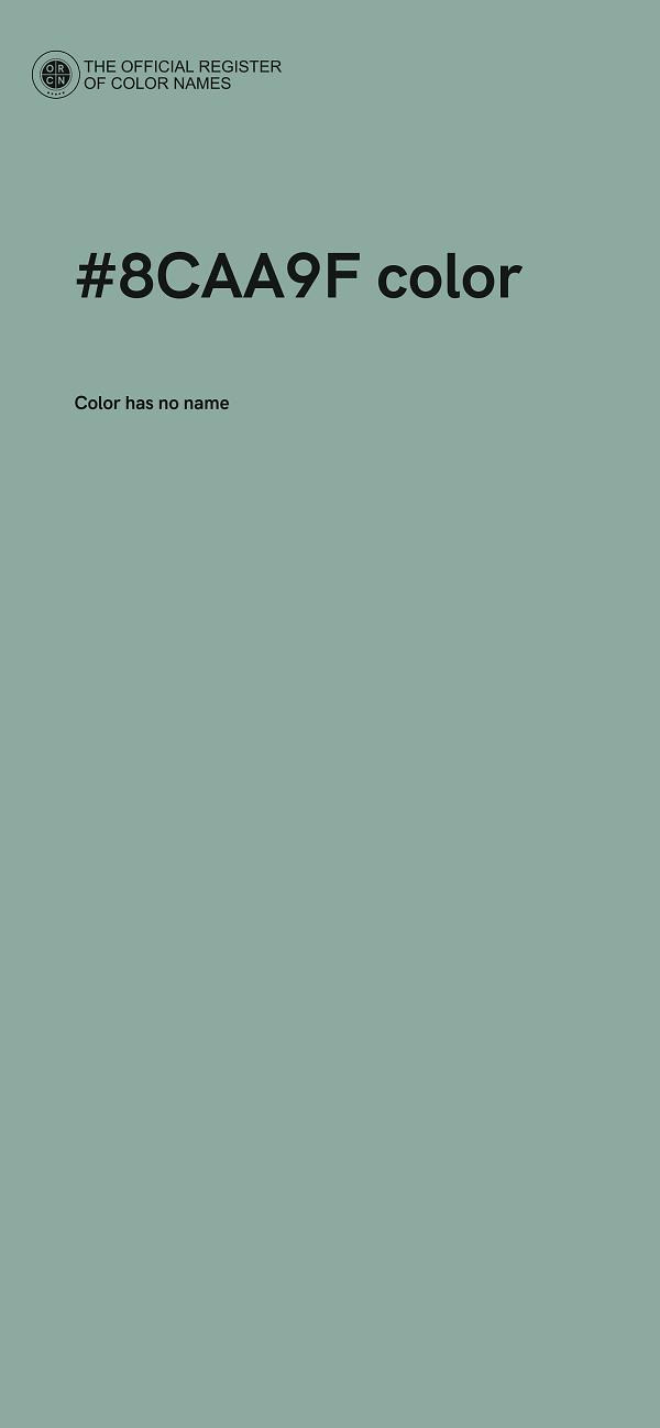 #8CAA9F color image