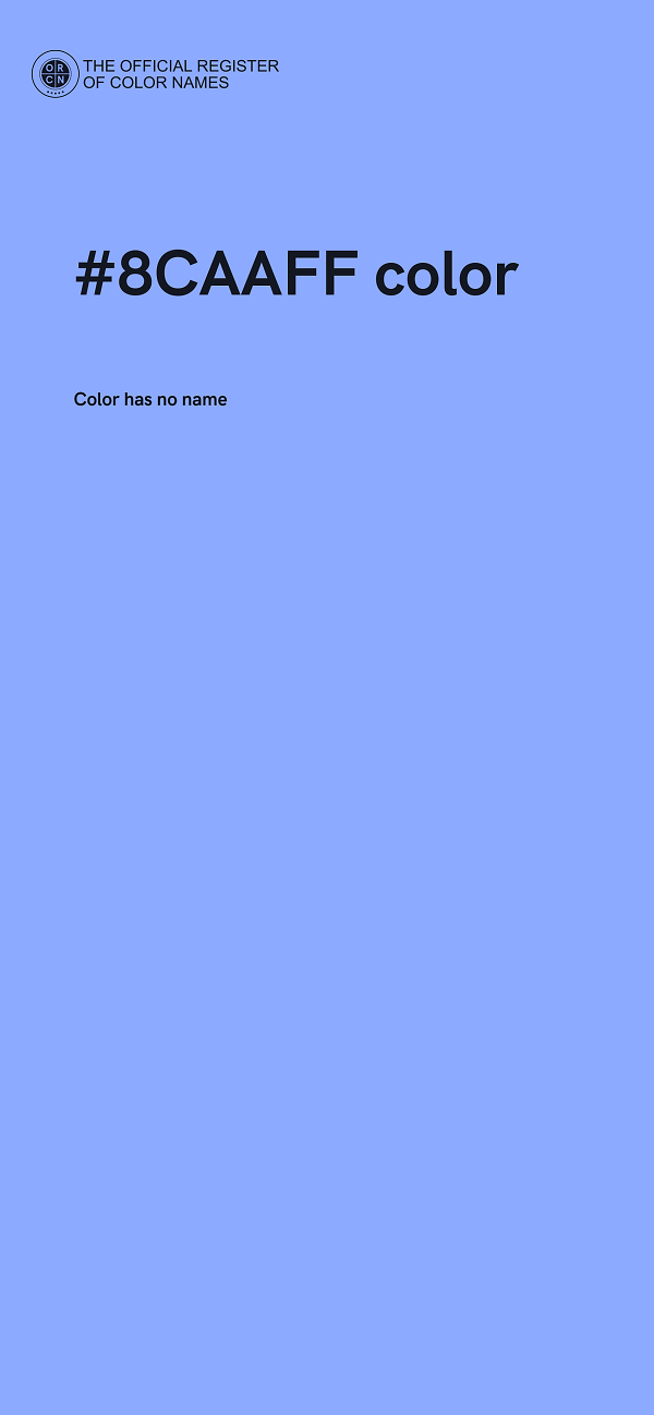 #8CAAFF color image