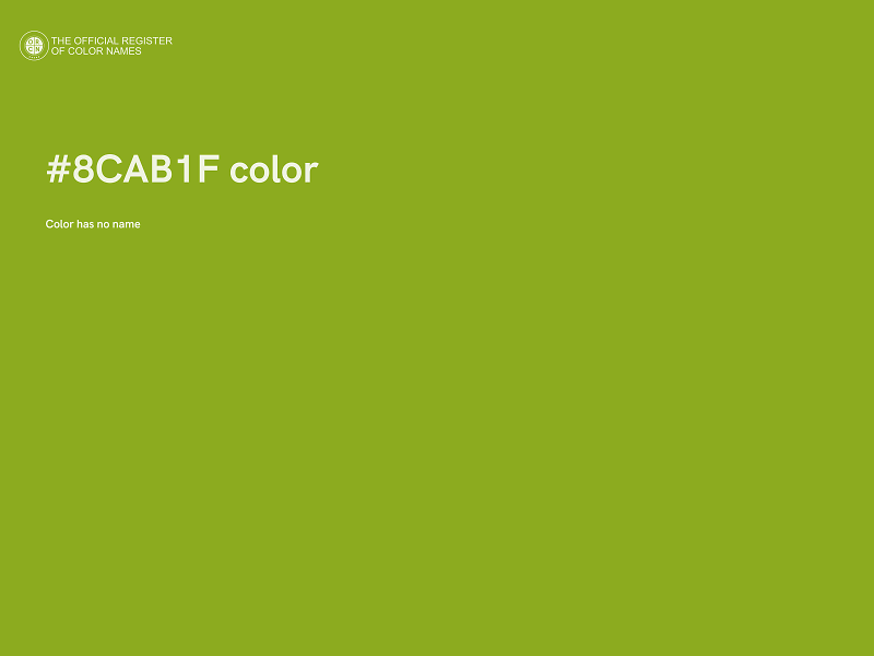#8CAB1F color image