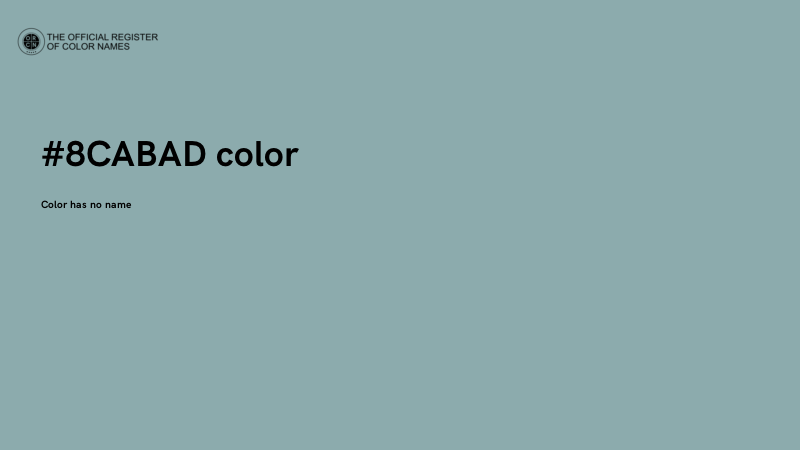 #8CABAD color image